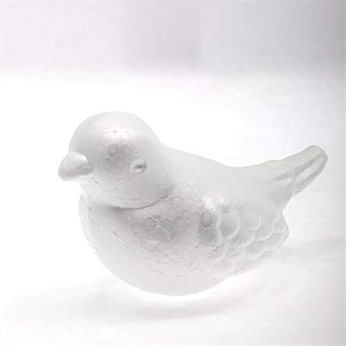 Premier Stationery Craft Oiseau en polystyrène Blanc 14 cm