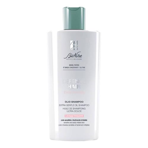 Bionike Defence Hair - Olio Shampoo Extra Delicato Lavaggi Frequenti, per Cute Sensibile e Irritabile, Azione Emolliente e Idratante sui Capelli, Lenisce e Dona Sollievo da Prurito e Irritazione