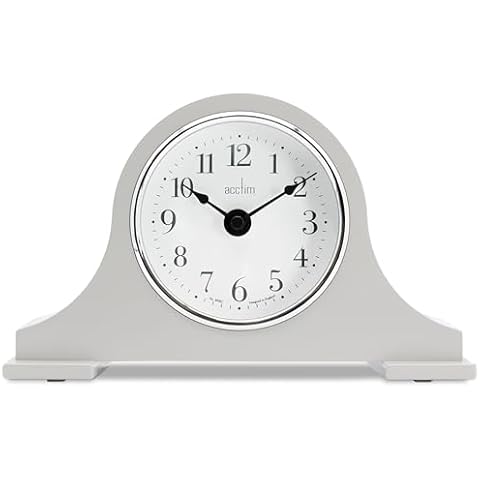 Acctim Napoleon Quartz Mantel Clock in Earl Grey Cover
