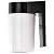 Nuvo Lighting SF77/137 Utility Fixture Die Cast Aluminum Durable Outdoor Wall Mount Porch and Patio Light with White Glass Cylinder, Black