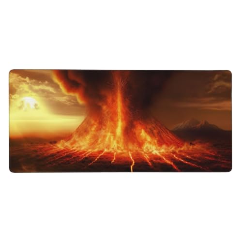 Tapis de souris long Volcano 90x40 cm pour sublimer votre bureau