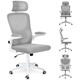ACOVARK Silla De Oficina Ergonomica con Altura Ajustable, Silla de Oficina Cómoda con Función de Bloqueo de Inclinación,...