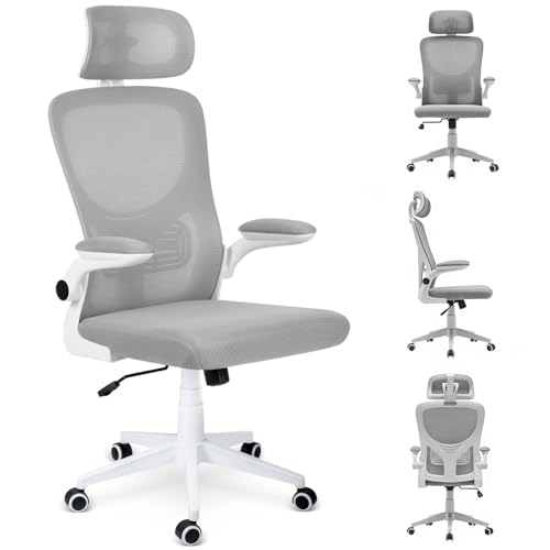 Consejos para Comprar Sillas de Estudio los más recomendados. 40 ACOVARK Silla De Oficina Ergonomica con Altura Ajustable, Silla de Oficina Cómoda con Función de Bloqueo de Inclinación, Soporte Lumbar, Reposacabezas Ajustable, Silla Giratoria...