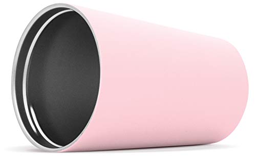 Simple Modern Classic Insulated Tumbler with Clear Lid Stainless Steel Travel Water Bottle Iced Coffee Mug Cup, 12oz (355ml), Blush