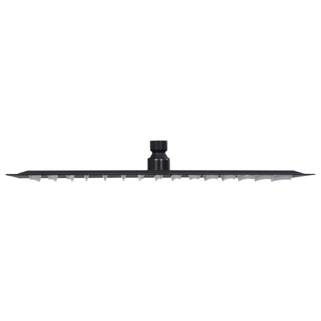 Cabezal de ducha lluvia rociador cabezal de ducha accesorio de baño acero inoxidable 40 x 40 cm cuadrado negro 02_0002080