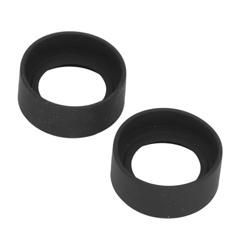 Image of Stereo Microscope Eyepiece EYESHIELDS Rubber Flat Angle Guard Lens Safety for Precise Viewing 40-42MM Interface Microscope