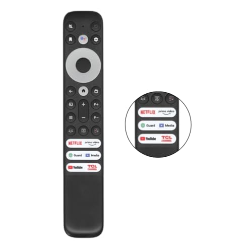 Kit 2 Controle Remoto Compatível com TCL Smart TV 4K Netflix Youtube RC902V