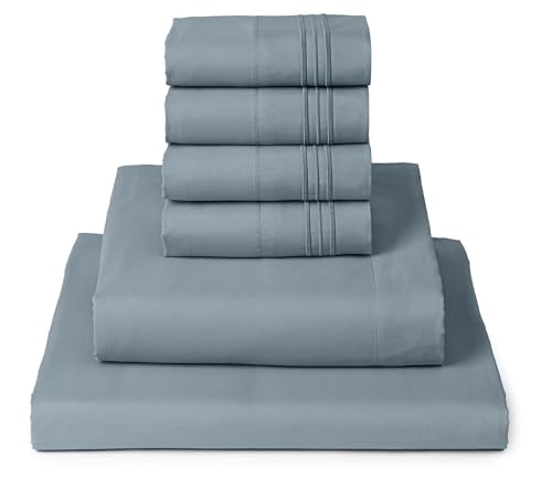 Mellanni King Sheet Set - 6-Piece Iconic Collection Bedding