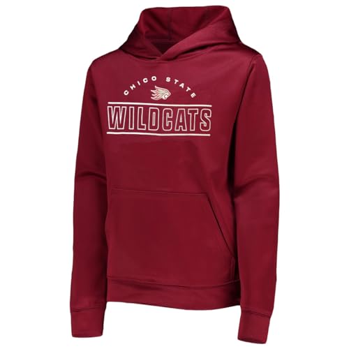 Recopilación y reviews de Sudadera juvenil chica de esta semana. 29 Outerstuff Chico State Wildcats - Sudadera de forro polar con logotipo del equipo, talla juvenil, Granate, Small