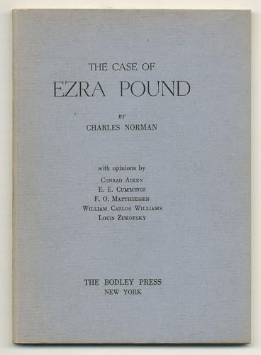 The Case of Ezra Pound [Unknown] B0023FF3ZM Book Cover