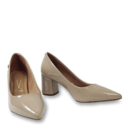 Sapato VIzzano Scarpin Salto Grosso Verniz 1342.100 Feminino