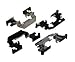 Carlson Quality Brake Parts P1089 Brake Pad Installation Kit