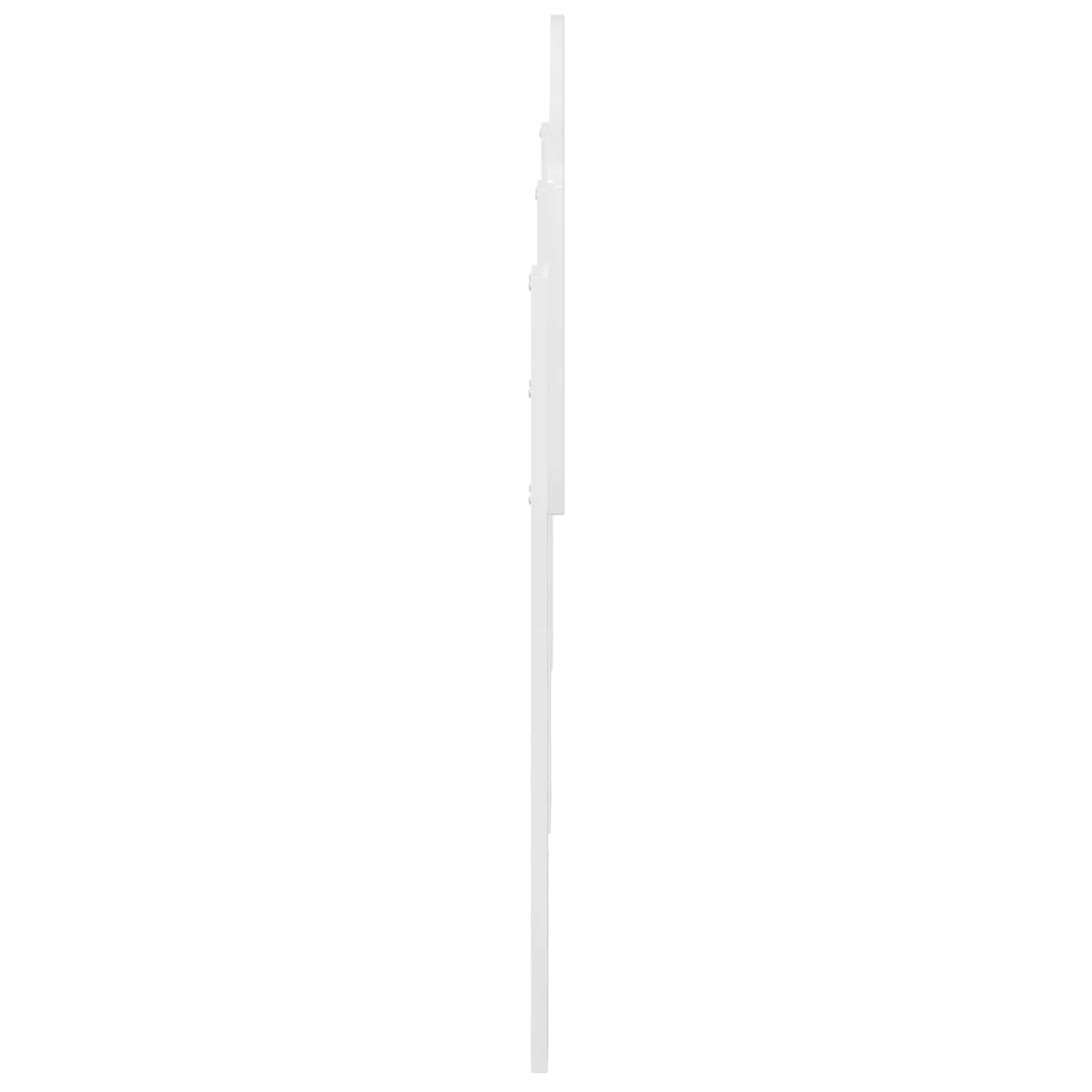 vidaXL Testiera Bianco Legno Multistrato, Testata Rettangolare Elegante, Arredo Camera alla Moda, Design Resistente e Moderno, Estetica Minimalista
