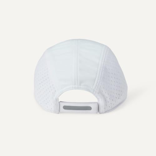 Amazon Essentials Men's Adjustable Moisture-Wicking Sports Mesh Baseball Cap, White, One Size - image 3