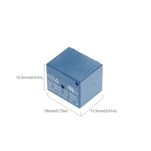 Relais SRD-12VDC-SL-A 10A commutateur de puissance pour PCB