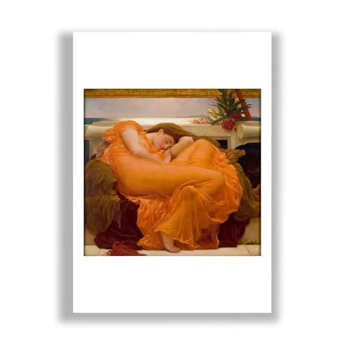 Impression d'art mat Flaming Juin 1895 par Frederick Leighton, format grand pour décoration
