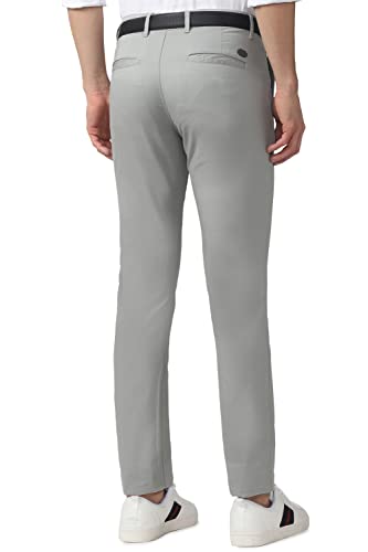 Image of Van Heusen Men's Mid Rise Regular Fit Ankle-Length Twill Chinos