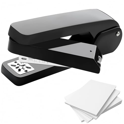 360°回転式 製本ステープラー ブックレットホッチキス 最大25枚綴じ可能 深口100mm 軽量設計 調整可能 軽量 ポータブル 勤務用 教師 学校用