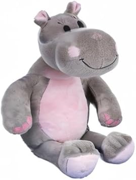 Teddy Mountain Recordable Talking Hippo Hippopotamus with Adoption Paper Record Your own