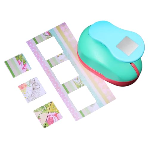 Acunny Perforadora de agujeros para agujeros cuadrados, herramienta para perforar manualidades, herramientas para perforar papel, para niños y estudiantes para proyectos de arte escolar y fabricación