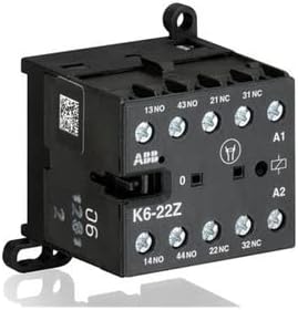 ABB K6-22Z-84 Control Relay, 2NO/2NC, 120V AC Coil