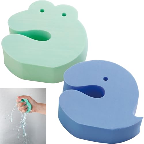 グングン吸ぅちゃん 2種組 吸水スポンジ 水滴をサッと吸い取って水回りを清潔に保つ 多気孔スポンジ 吸水クロス 速乾 ふきん 蛇口にはさめる キッチン 洗面所 シンク 洗面台 掃除 結露 台拭き 再利用 衛生的 乾きやすい 省スペース カエル型 ゴースト型