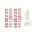 Sally Hansen Salon Effects Nail Strips | No UV Light Needed, No Dry Time, Long-Lasting, Non-Damaging | 32 Nail Strips, 1 Cuticle Stick, Nail File, Prep Pad | Cosmic Blush