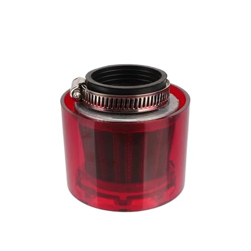 Filtre à air performance moto 38mm rouge coude courbé pour ATV Pit Dirt Bike 50cc-250cc
