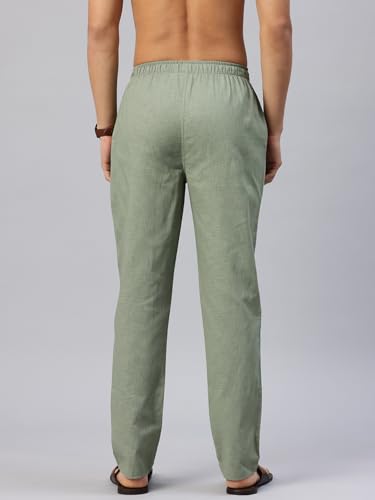 Image of Majestic Man Men's Pure Cotton Regular Fit Solid Pyjama