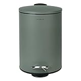 smart 453 pedale Smart-Close-System öffnet Blomus Treteimer-69034 Treteimer, Agave Green, One Size