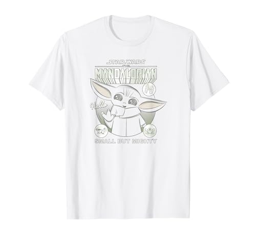 T-shirt Grogu Star Wars imprimé bande dessinée vêtement de collection The Mandalorian