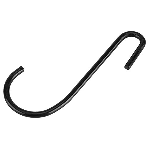 Aynefy Pannenhouder voor wandmontage, houder voor potten van metaal, aan de muur bevestigd, met 10 haken, organizer voor… - Image 3