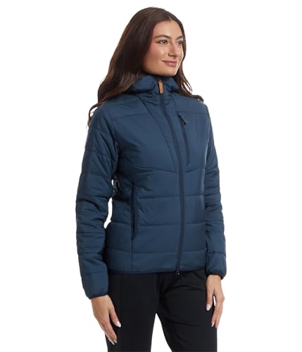 Image of Fjallraven Keb Padded Hoodie Women's Jacket - Lightweight, Insulated, Weather Resistant Fabric - Hiking, Trekking