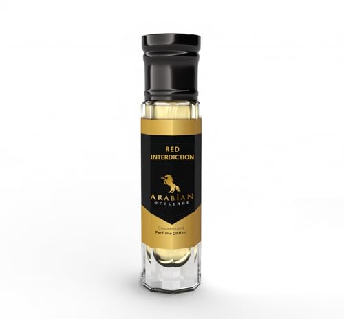FR134 Arabian Opulence RED INTERDICTION Concentrated Perfume Oil for women | Floral Spicy Woody Fragrance Roll-on Bottle | Long Lasting Oil-based Perfume | Alcohol-Free Perfume Body Oil (6ml) - Image 3