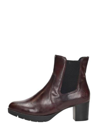 Bottines Chelsea Rieker 77674 rouge, le plaisir de marcher légère