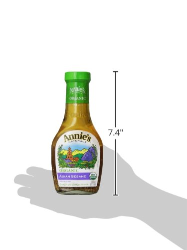 Miniatura 3 de Annie's Naturals Organic Dressing Sésamo asiático, botellas de 8 onzas (paquete de 6) 6