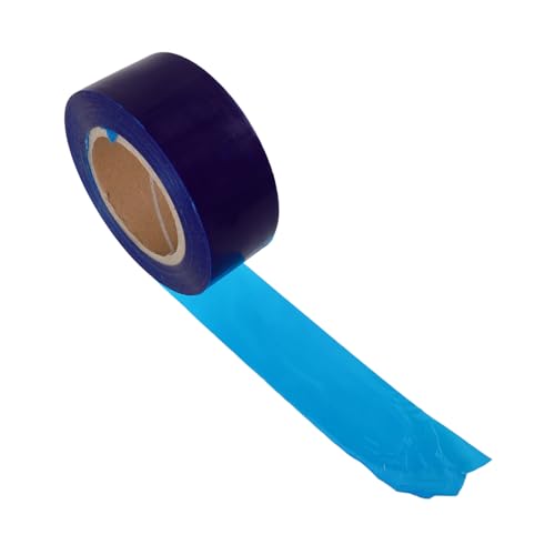Cinta protectora para llantas y aros de automóvil y motocicleta, cinta adhesiva para protección de rines, material PE, color azul miniatura 1