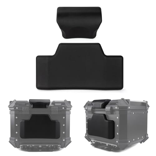 PSLER Coussin de Support Arrière pour Coffre Supérieur de Moto, Dossier Universel pour Valise Coffre Arrière de Vélo, Coussin de Soutien du Dos de...