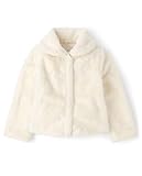 The Children's Place,Girls,Dress Coats,White Faux Fur,XX-Large