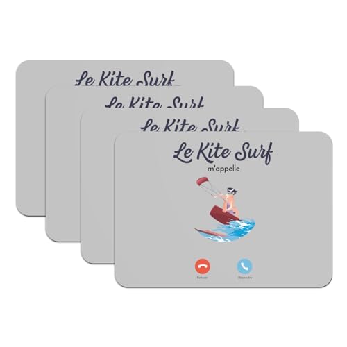 Set de table kitesurf grand format anti-glisse pour table propre