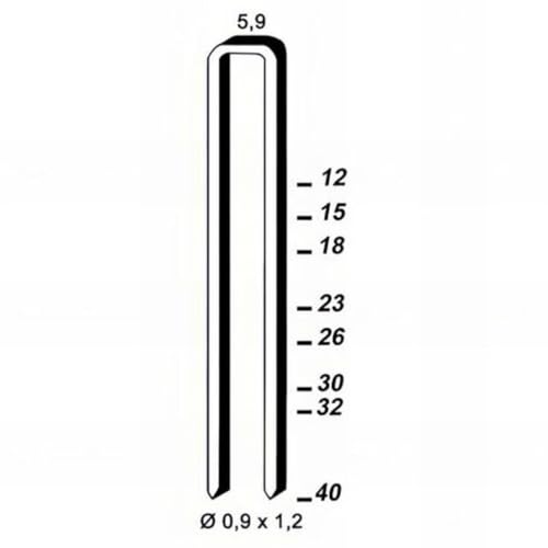 Grapas E-25 de 5.66x25x1.2 mm galvanizadas para construcción y madera 5