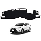 CARVANTA トヨタ ハリアー 80系 ダッシュボードマット HUD装着車向け ダッシュボードカバー 車型専用設計 ダッシュマット HARRIER 80 2020年6月～現行 日焼け対策 映り込み軽減 劣化防止 難燃繊維 カー用品 1枚セット