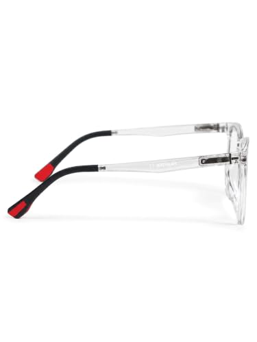 Image of HASHTAG EYEWEAR 3-in-1 Magnetic Clip-On Polarized Sunglasses for Men | Spectacle Frame with UV400 Protection | Day & Night Magnetic Glasses | Clip-On Eyewear for Men