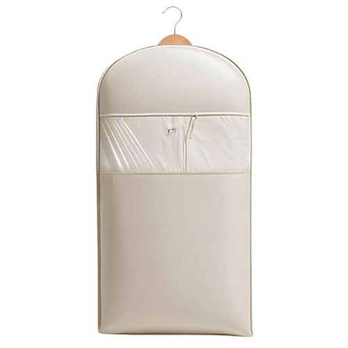 Garment Bags - Coat Dust CoverHangable Space Saver Dustproof Protective with Self-Compression Zipper for Jackets Shirts Sweater Clothing Travel