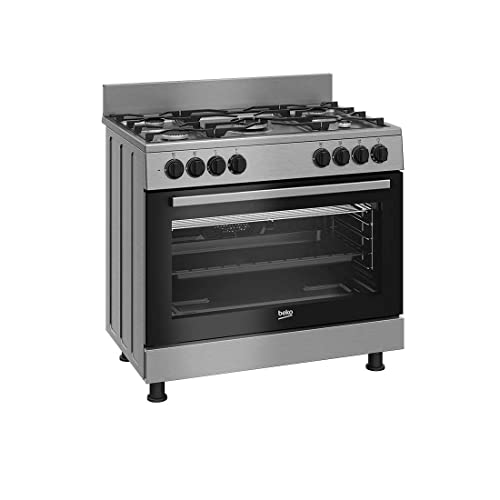 Cocina Gas BEKO GM 15120 DX NS 5f 90cm