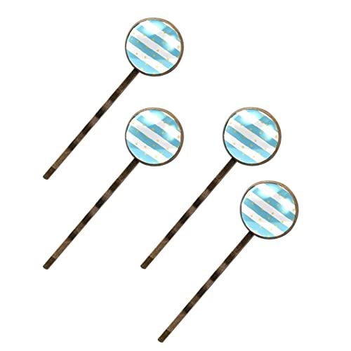 Épingles à cheveux flocons de neige bleu et blanc pour fixer et sublimer vos mèches