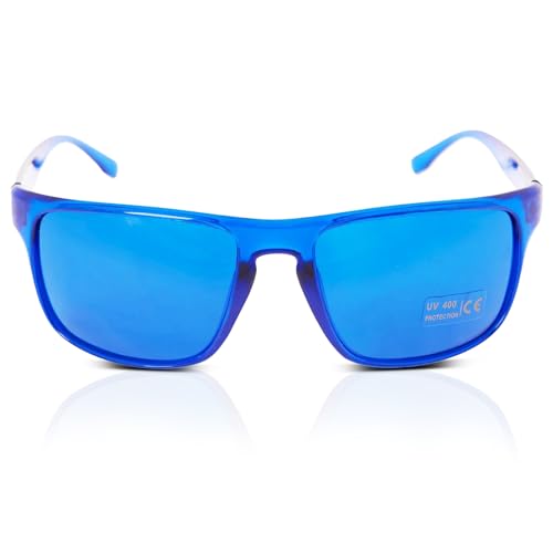 Lunettes de couleur vintage - Lunettes de soleil colorées pour festival et mode d'été rétro