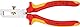 KNIPEX Abisolierzange mit Öffnungsfeder, universal isoliert mit Mehrkomponenten-Hüllen, VDE-geprüft verchromt 160 mm, 11 06 160