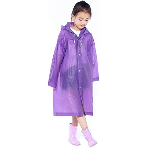 Disino Kids Waterproof Rain Poncho for Outdoor Use Cover