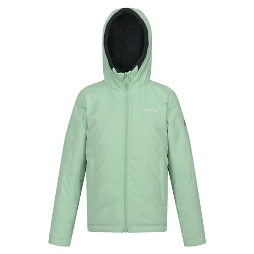 Childrens/Kids Kyrell Plain Reversible Jacket (14 Years) (Quiet Green/Darkest Spruce)